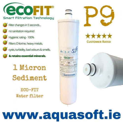 EcoFIT® P9 Quick-Connect | 1 Micron Sediment Filter